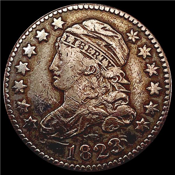 1823/2 Capped Bust Dime LIGHTLY CIRCULATED