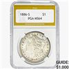 1886-S Morgan Silver Dollar PGA MS64