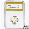 Image 1 : 1918 Mercury Silver Dime PGA MS67 FSB