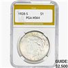 1928-S Silver Peace Dollar PGA MS64