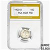 1920-D Mercury Silver Dime PGA MS65 FSB