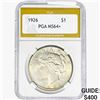 Image 1 : 1926 Silver Peace Dollar PGA MS64+