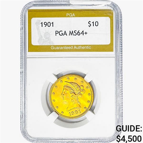 1901 $10 Gold Eagle PGA MS64+