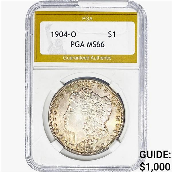 1904-O Morgan Silver Dollar PGA MS66