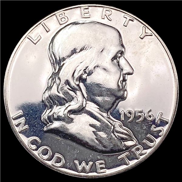 1956 T2 Franklin Half Dollar GEM PROOF