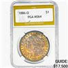 1886-O Morgan Silver Dollar PGA MS64
