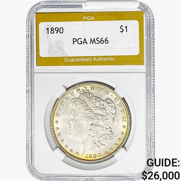 1890 Morgan Silver Dollar PGA MS66