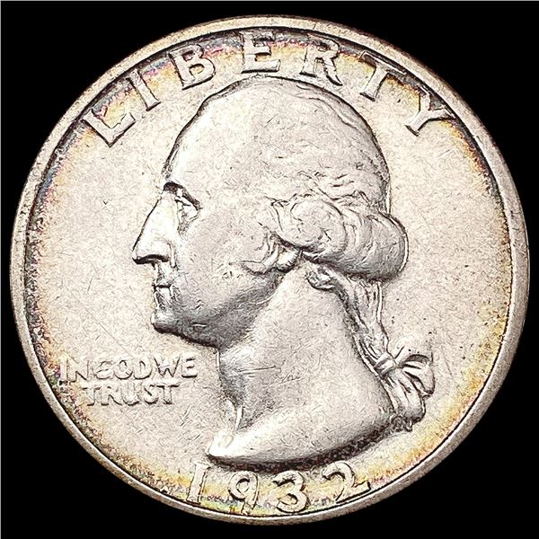 1932-S Washington Silver Quarter NEARLY UNCIRCULATED