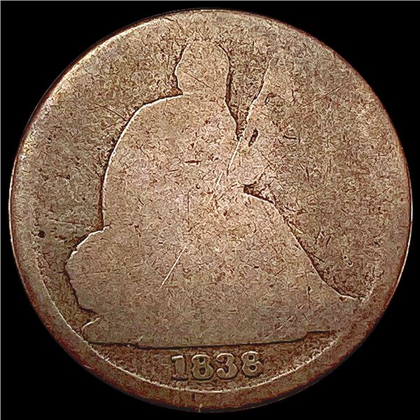 1838-O Seated Liberty Dime NICELY CIRCULATED