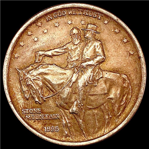 1925 Stone Mountain Half Dollar CHOICE AU