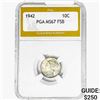 Image 1 : 1942 Mercury Silver Dime PGA MS67 FSB
