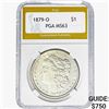 1879-O Morgan Silver Dollar PGA MS63