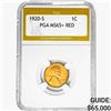 Image 1 : 1920-S Wheat Cent PGA MS65+ RED