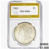 1921 Morgan Silver Dollar PGA MS66