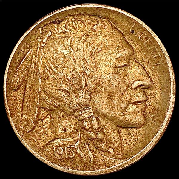 1913-S T1 Buffalo Nickel CLOSELY UNCIRCULATED