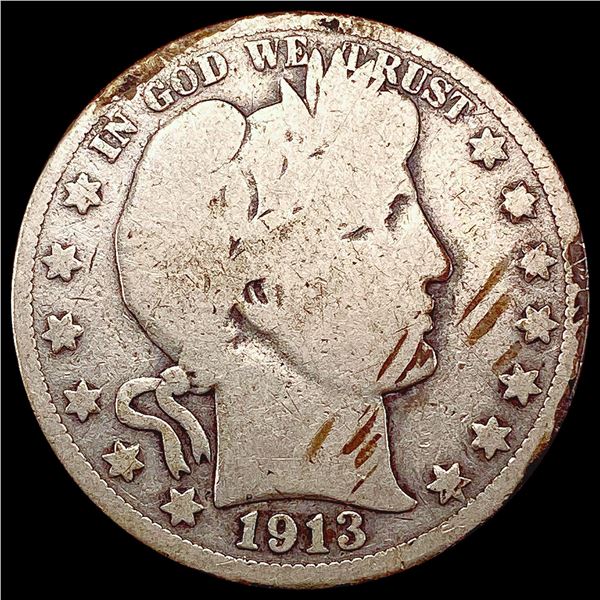 1913 Barber Half Dollar NICELY CIRCULATED