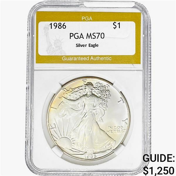 1986 Silver Eagle PGA MS70
