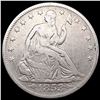 1853 Arr. Rays Seated Liberty Half Dollar ABOUT UNCIRCULATED