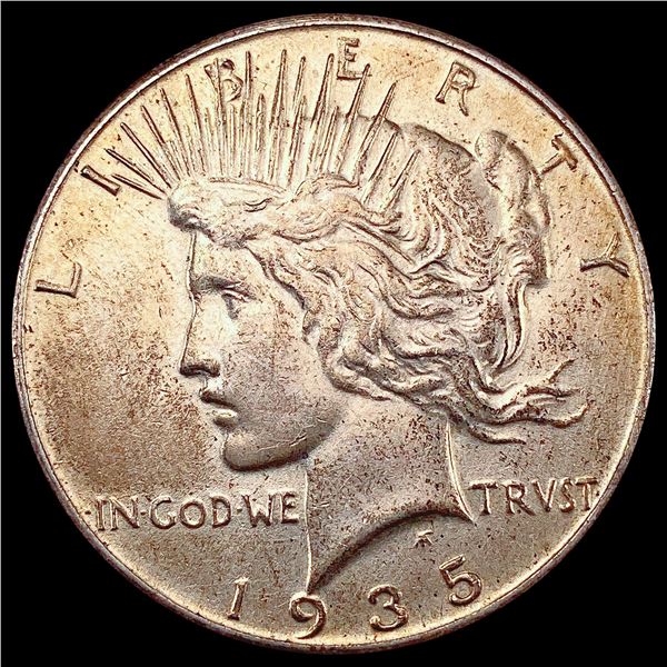 1935 Silver Peace Dollar CHOICE BU