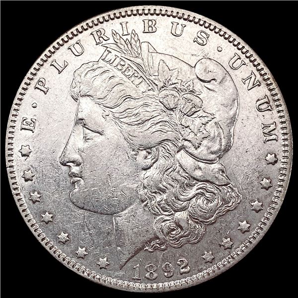 1892 Morgan Silver Dollar NEARLY UNCIRCULATED