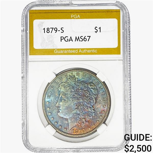 1879-S Morgan Silver Dollar PGA MS67