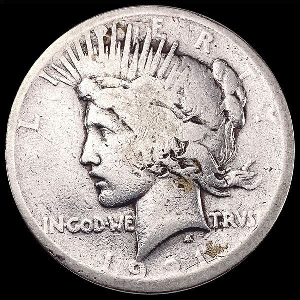 1921 Silver Peace Dollar NICELY CIRCULATED