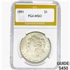 1891 Morgan Silver Dollar PGA MS63