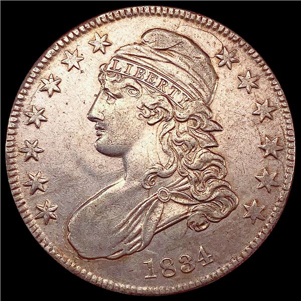 1834 Capped Bust Half Dollar CLOSELY UNCIRCULATED