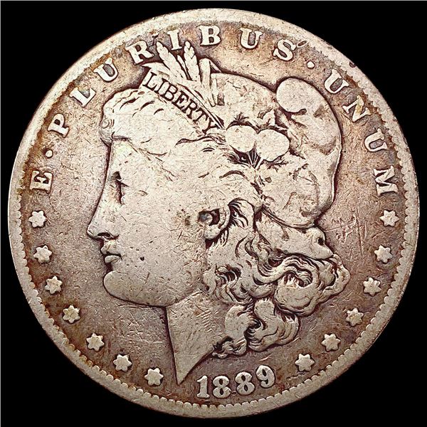 1889-CC Morgan Silver Dollar ABOUT UNCIRCULATED