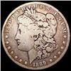 Image 1 : 1889-CC Morgan Silver Dollar ABOUT UNCIRCULATED