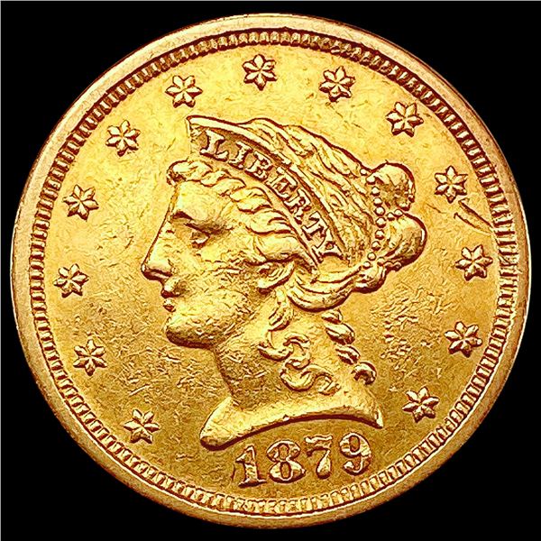 1879 $2.50 Gold Quarter Eagle CLOSELY UNCIRCULATED