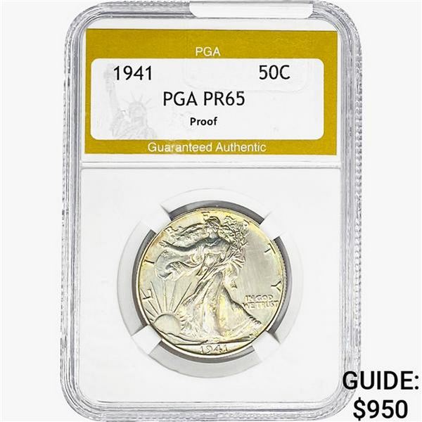 1941 Walking Liberty Half Dollar PGA PR65