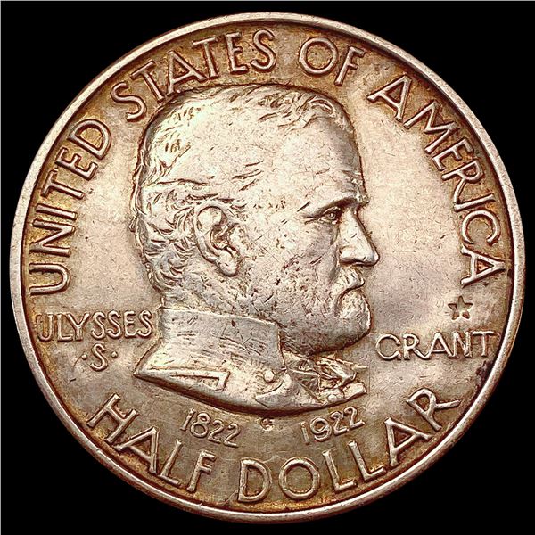 1922 Star Grant Half Dollar NEARLY UNCIRCULATED