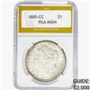 Image 1 : 1885-CC Morgan Silver Dollar PGA MS64