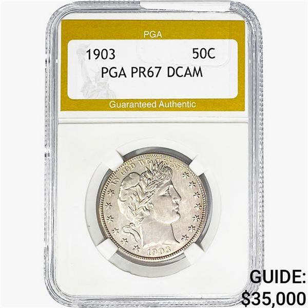 1903 Barber Half Dollar PGA PR67 DCAM