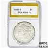 1880-S Morgan Silver Dollar PGA MS66 PL