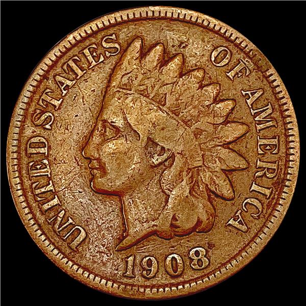 1908-S Indian Head Cent LIGHTLY CIRCULATED