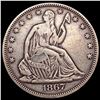 Image 1 : 1867 Seated Liberty Half Dollar NEARLY UNCIRCULATED