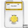1898 $5 Gold Half Eagle PGA MS63