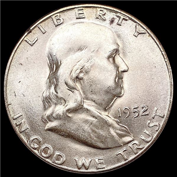 1952-S Franklin Half Dollar SUPERB GEM BU