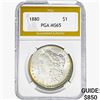 1880 Morgan Silver Dollar PGA MS65