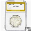 1907-D Barber Half Dollar PGA MS63