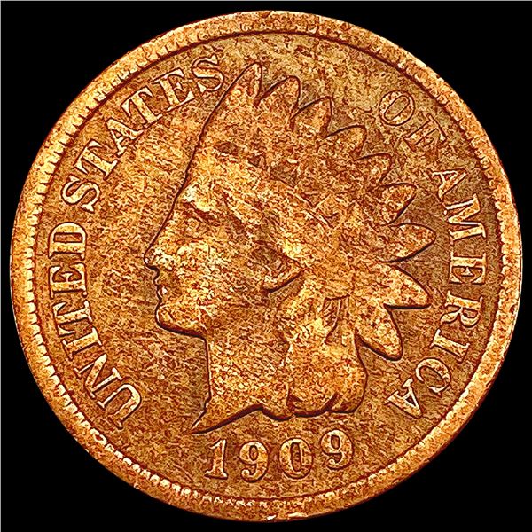 1909-S Indian Head Cent NICELY CIRCULATED