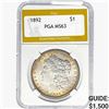 1892 Morgan Silver Dollar PGA MS63