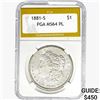 1881-S Morgan Silver Dollar PGA MS64 PL