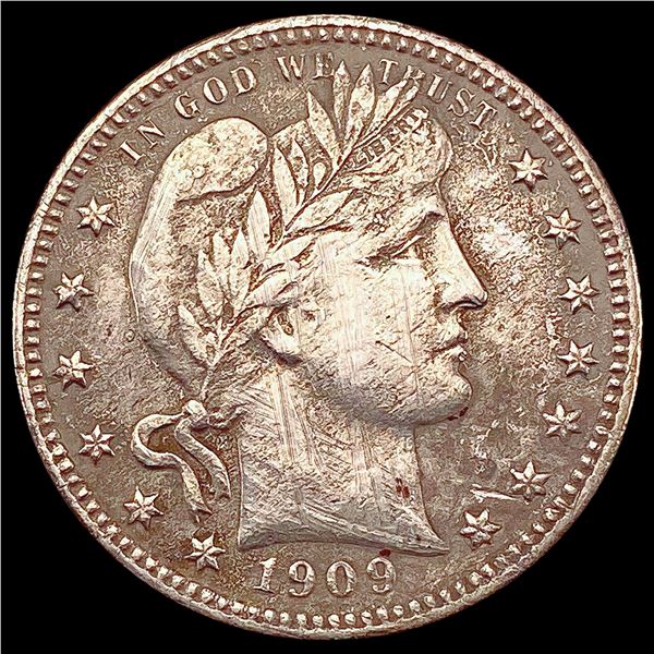 1909 Barber Quarter HIGH GRADE