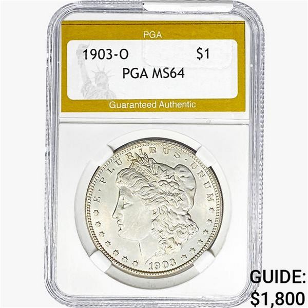 1903-O Morgan Silver Dollar PGA MS64