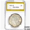 1921-D Morgan Silver Dollar PGA MS66
