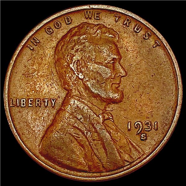 1931-S Wheat Cent CLOSELY UNCIRCULATED