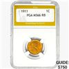 Image 1 : 1911 Wheat Cent PGA MS66 RB